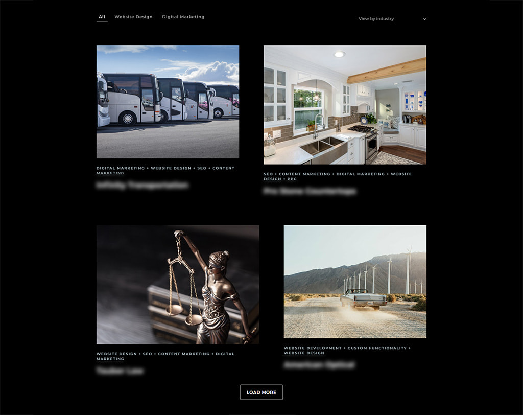 Portfolio screenshot