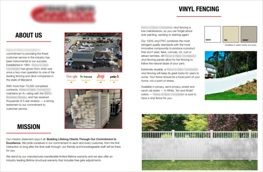 Email marketing for fencing companies