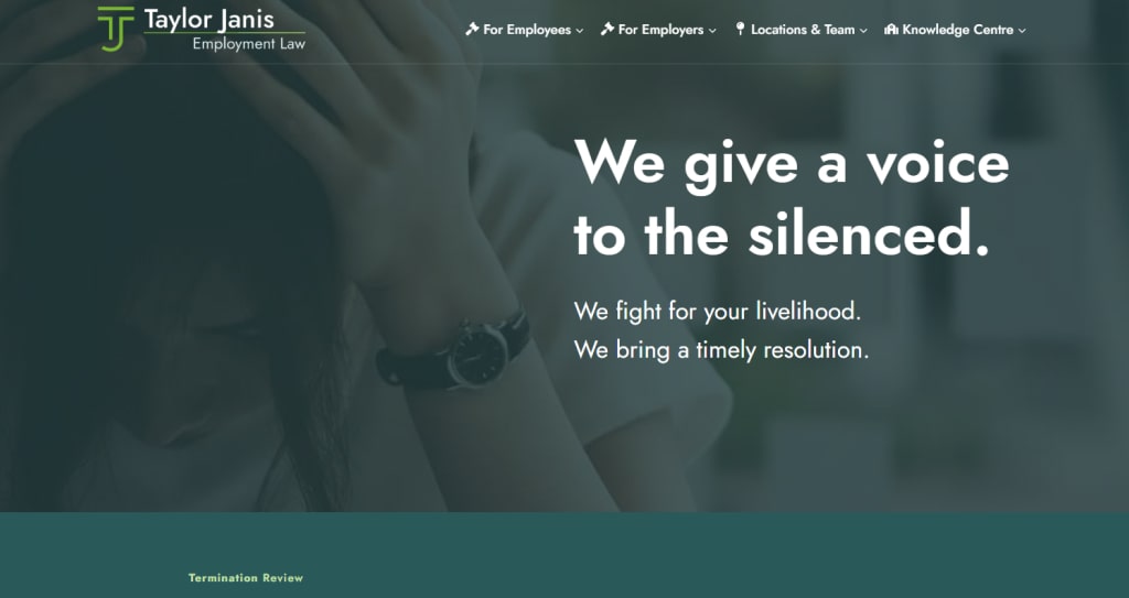 Taylor Janis Workplace Law