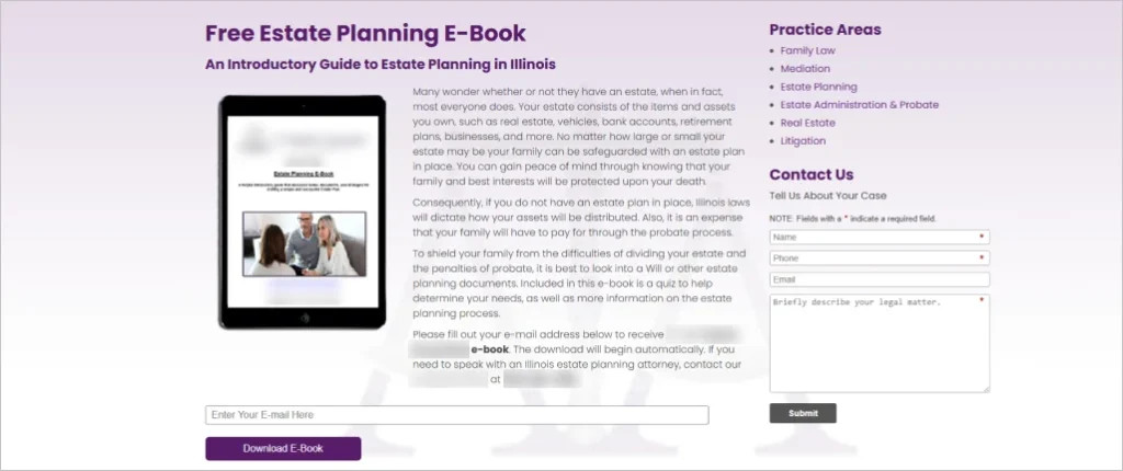 estate planning lawyer ebook
